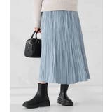 【洗える】フェイクスエードランダムプリーツスカート | a.v.v【WOMEN】 | 詳細画像8