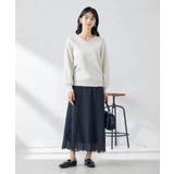 フラワー刺繍スカート | a.v.v【WOMEN】 | 詳細画像3 