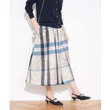 ビックチェックタフタスカート | a.v.v【WOMEN】 | 詳細画像10