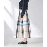 ビックチェックタフタスカート | a.v.v【WOMEN】 | 詳細画像26