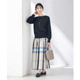 ビックチェックタフタスカート | a.v.v【WOMEN】 | 詳細画像4