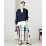 ビックチェックタフタスカート | a.v.v【WOMEN】 | 詳細画像8