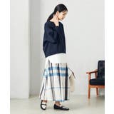ビックチェックタフタスカート | a.v.v【WOMEN】 | 詳細画像9