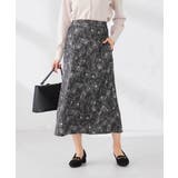 ダークグレー | フラワープリントマーメイドスカート | a.v.v【WOMEN】