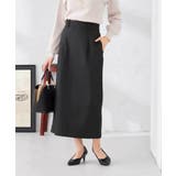 ブラック | 【洗える】ストレッチナロースカート | a.v.v【WOMEN】