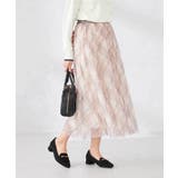 チェック柄チュールスカート | a.v.v【WOMEN】 | 詳細画像2 