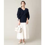 フリンジジャガードタックフレアスカート | a.v.v【WOMEN】 | 詳細画像12 