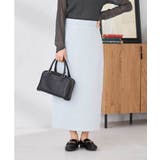 サックス | ダンボールナロースカート | a.v.v【WOMEN】