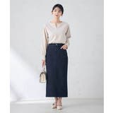 デニムナロースカート | a.v.v【WOMEN】 | 詳細画像3 