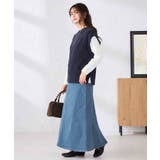 Aラインデニムスカート | a.v.v【WOMEN】 | 詳細画像13 