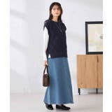Aラインデニムスカート | a.v.v【WOMEN】 | 詳細画像15 
