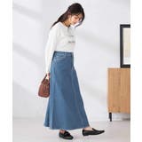 Aラインデニムスカート | a.v.v【WOMEN】 | 詳細画像7 