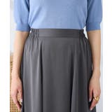 【洗える/イージーケア】シルキーサテンフレアスカート | a.v.v【WOMEN】 | 詳細画像16 