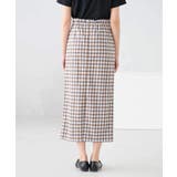 【洗濯機で洗える】ギンガムチェック柄ナロースカート | a.v.v【WOMEN】 | 詳細画像11