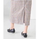 【洗濯機で洗える】ギンガムチェック柄ナロースカート | a.v.v【WOMEN】 | 詳細画像16