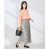 ギンガムチェックプリーツスカート | a.v.v【WOMEN】 | 詳細画像6 