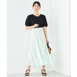 【洗える/イージーケア/接触冷感/毛玉になりにくい】シアーフレアスカート | a.v.v【WOMEN】 | 詳細画像12