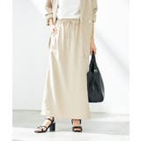 【洗える/UVカット/接触冷感】麻調ナロースカート | a.v.v【WOMEN】 | 詳細画像13