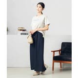 【洗える/UVカット/接触冷感】麻調ナロースカート | a.v.v【WOMEN】 | 詳細画像5