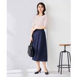 【接触冷感 UVカット】リネンライクフレアスカート【セットアップ対応 アンチピリ… | a.v.v【WOMEN】 | 詳細画像7 