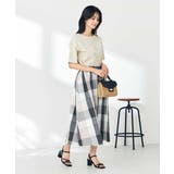 【接触冷感/洗える】ビックチェックタフタスカート | a.v.v【WOMEN】 | 詳細画像11 