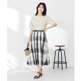 【接触冷感/洗える】ビックチェックタフタスカート | a.v.v【WOMEN】 | 詳細画像13 