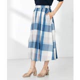 【接触冷感/洗える】ビックチェックタフタスカート | a.v.v【WOMEN】 | 詳細画像14 