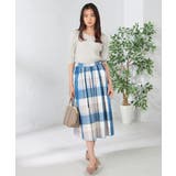 【接触冷感/洗える】ビックチェックタフタスカート | a.v.v【WOMEN】 | 詳細画像24 