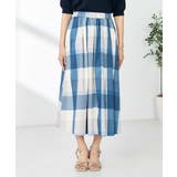 【接触冷感/洗える】ビックチェックタフタスカート | a.v.v【WOMEN】 | 詳細画像26 