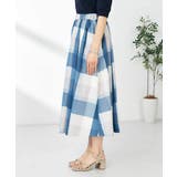 【接触冷感/洗える】ビックチェックタフタスカート | a.v.v【WOMEN】 | 詳細画像27 