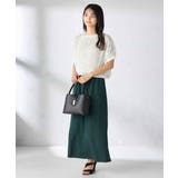 【接触冷感裏地/洗える】ドロストイージーナロースカート | a.v.v【WOMEN】 | 詳細画像5 