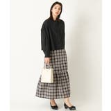 チェック柄ティアードスカート | a.v.v【WOMEN】 | 詳細画像2 