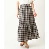 チェック柄ティアードスカート | a.v.v【WOMEN】 | 詳細画像7 