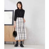 【マシンウォッシャブル】タックフレアサテンスカート | a.v.v【WOMEN】 | 詳細画像3 