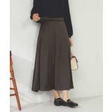 【マシンウォッシャブル】タックフレアサテンスカート | a.v.v【WOMEN】 | 詳細画像7 