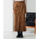 【洗える】フェイクスエードナローロングスカート | a.v.v【WOMEN】 | 詳細画像16 