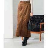 【洗える】フェイクスエードナローロングスカート | a.v.v【WOMEN】 | 詳細画像2 