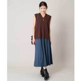 【洗濯機で洗える】落ち感サテンギャザースカート | a.v.v【WOMEN】 | 詳細画像17 