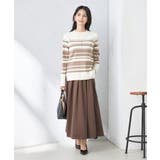 【洗濯機で洗える】落ち感サテンギャザースカート | a.v.v【WOMEN】 | 詳細画像22 