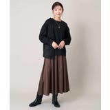 【洗濯機で洗える】落ち感サテンギャザースカート | a.v.v【WOMEN】 | 詳細画像27 