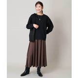 【洗濯機で洗える】落ち感サテンギャザースカート | a.v.v【WOMEN】 | 詳細画像28 