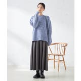 【洗濯機で洗える】落ち感サテンギャザースカート | a.v.v【WOMEN】 | 詳細画像3 