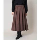 【洗濯機で洗える】落ち感サテンギャザースカート | a.v.v【WOMEN】 | 詳細画像31 