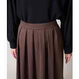 【洗濯機で洗える】落ち感サテンギャザースカート | a.v.v【WOMEN】 | 詳細画像34 