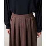 【洗濯機で洗える】落ち感サテンギャザースカート | a.v.v【WOMEN】 | 詳細画像35 