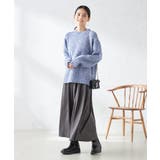 【洗濯機で洗える】落ち感サテンギャザースカート | a.v.v【WOMEN】 | 詳細画像5 