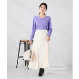 【マシンウォッシャブル】セミフレアスカート | a.v.v【WOMEN】 | 詳細画像3 