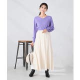 【マシンウォッシャブル】セミフレアスカート | a.v.v【WOMEN】 | 詳細画像4 