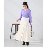 【マシンウォッシャブル】セミフレアスカート | a.v.v【WOMEN】 | 詳細画像5 