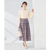 【洗える】ツイードプリントフレアスカート | a.v.v【WOMEN】 | 詳細画像13